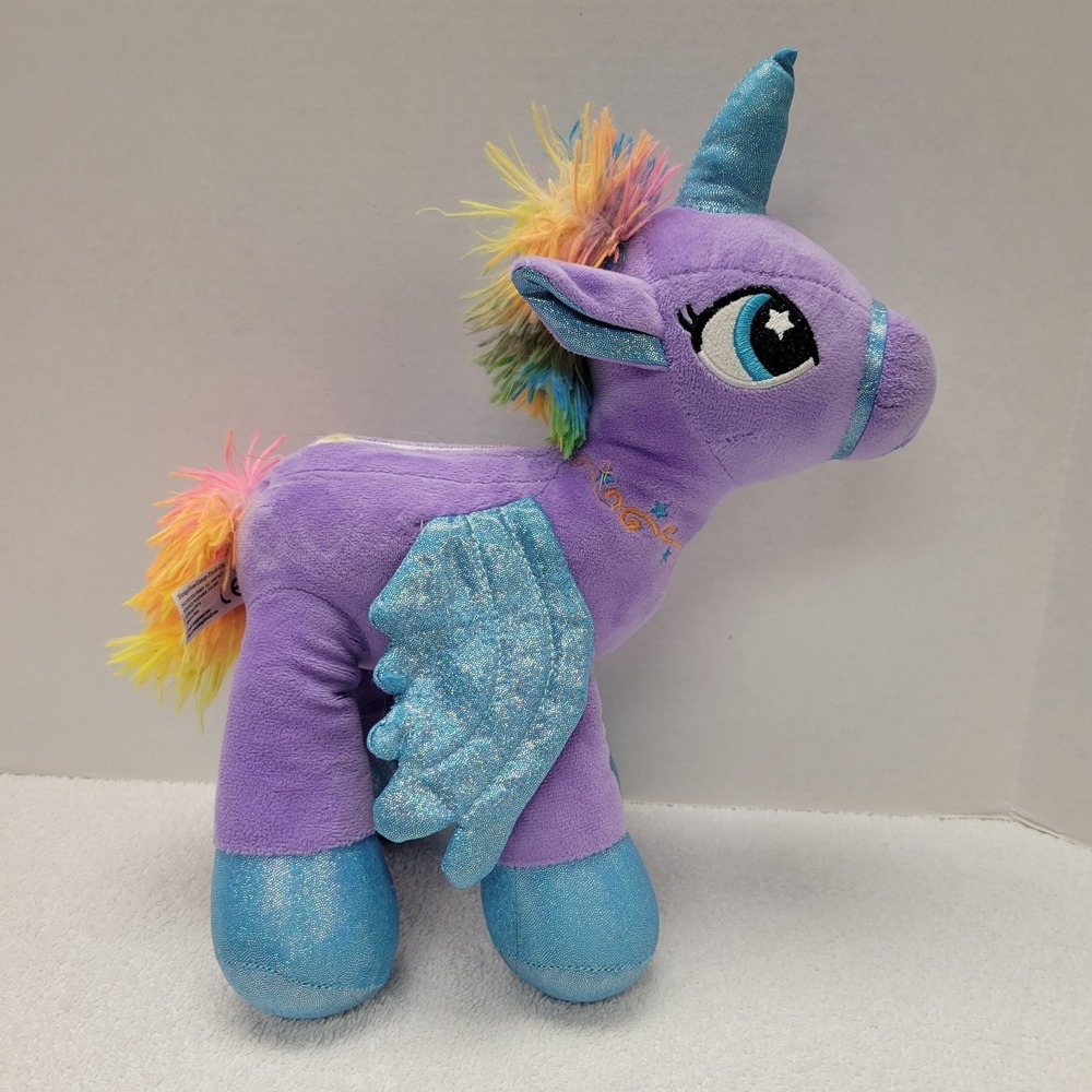 Houwsbaby My Little Pony Unicorn purple rainbow plush
